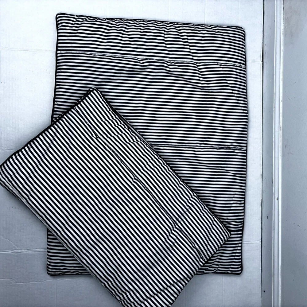 Pottery Barn-Wheaton Percale Striped Comforter Sham Set(2)Standard - Picture 11 of 16